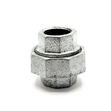 Thrifco Plumbing 1/2 Inch Galvanized Steel Union 5219032